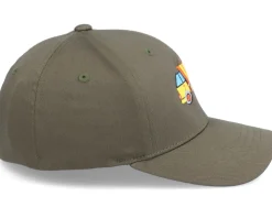 Kids Dump Truck Olive Flexfit - Kiddo Cap