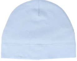 Kids Dusty Blue Baby Beanie - Babybugz