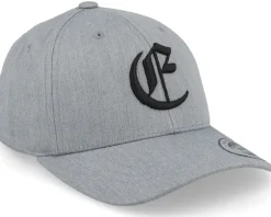 Kids E Letter 3d Heather Grey Adjustable - Kiddo Cap