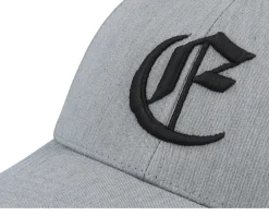 Kids E Letter 3d Heather Grey Adjustable - Kiddo Cap