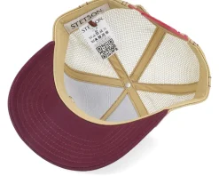 Kids Eagle Head Red/Maroon Trucker - Stetson