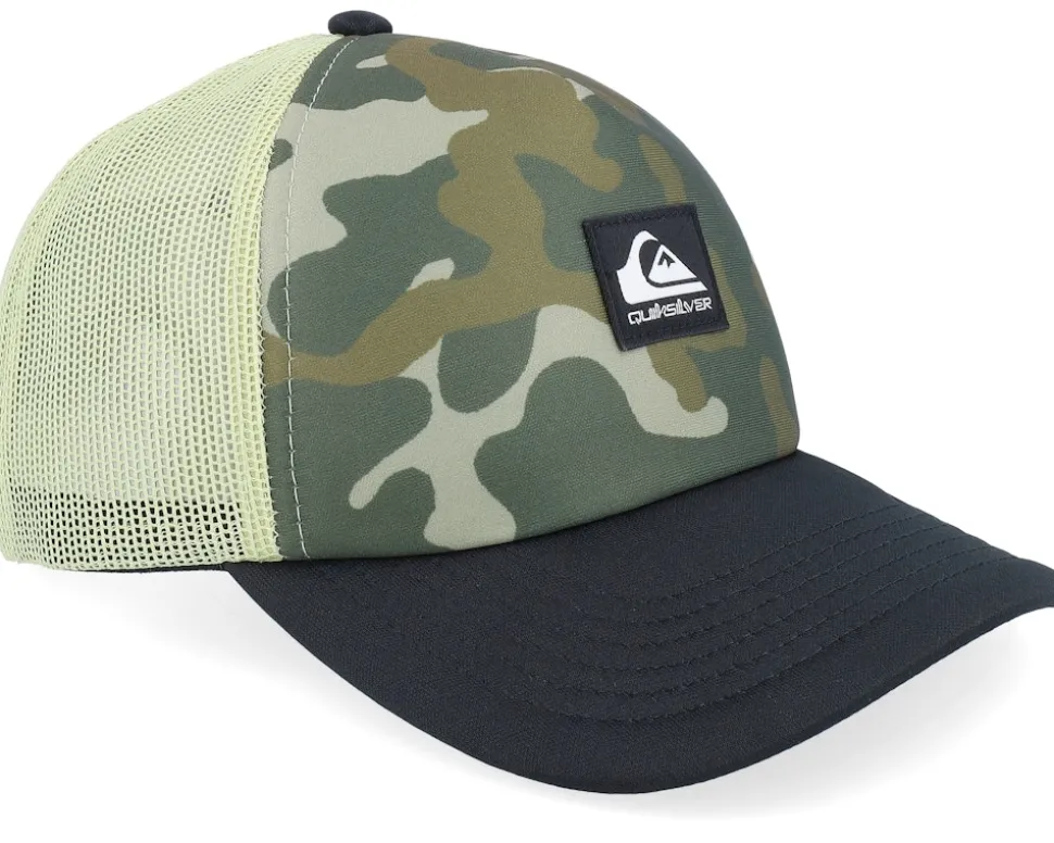 Kids Emu Coop Grape Leaf/Black A-Frame Trucker - Quiksilver