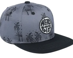 Kids Endless Summer Charcoal Snapback - Headster