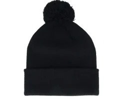 Kids Engraved Suede Patch Black Pom - Beechfield