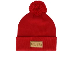 Kids Engraved Suede Patch Black Pom - Beechfield