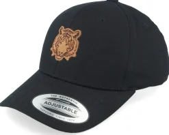 Kids Engraved Tiger Black Adjustable - Kiddo Cap