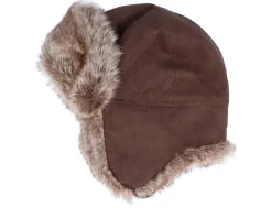 Kids Esbjorn Sr. Faux Suede Brown Trapper - CTH Ericson