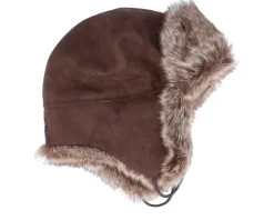 Kids Esbjorn Sr. Faux Suede Brown Trapper - CTH Ericson