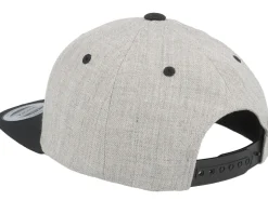 Kids Excavator Heather Grey/Black Snapback - Kiddo Cap