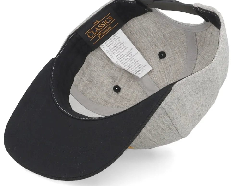 Kids Excavator Heather Grey/Black Snapback - Kiddo Cap