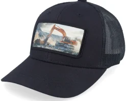 Kids Excavator Patch Caramel/Black Trucker - Kiddo Cap
