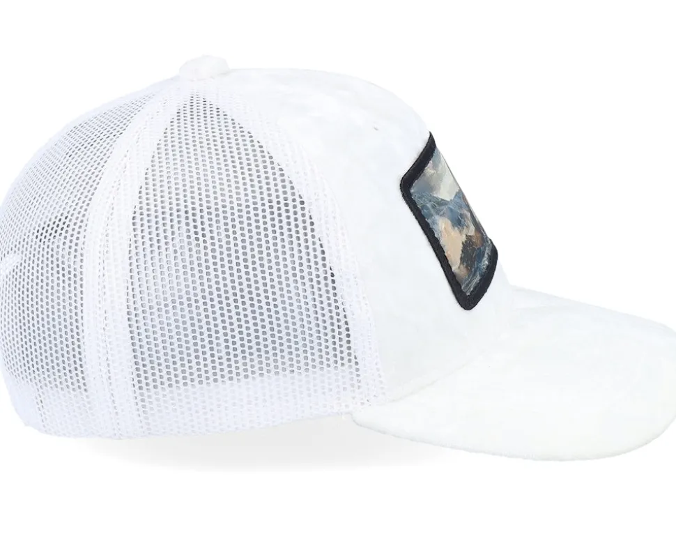 Kids Excavator Velvet White Trucker - Calza Pennello