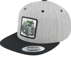 Kids Extreme Tractor Grey/Black Snapback - Kiddo Cap