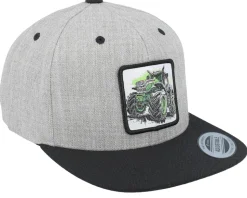 Kids Extreme Tractor Grey/Black Snapback - Kiddo Cap