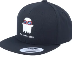 Kids Fab-Booo-Lous Ghost Black Snapback - Kiddo Cap