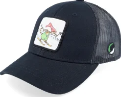 Kids Findus Skiing Black Trucker - Pettson och Findus