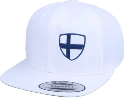 Kids Finland Flag Shield White Snapback - Forza