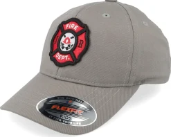Kids Fire Fighter Junior 3d Patch Grey Flexfit - Kiddo Cap