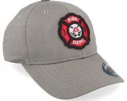 Kids Fire Fighter Junior 3d Patch Grey Flexfit - Kiddo Cap