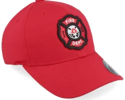 Kids Fire Fighter Junior 3d Patch Red Flexfit - Kiddo Cap