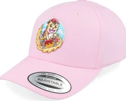 Kids Flame Boarder Skater Cat Pink Adjustable - Kiddo Cap
