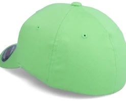 Kids Flame Boarder Skater Cat Apple Green Flexfit - Kiddo Cap