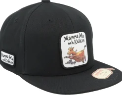 Kids Flyger Black Snapback - Mamma Mu & Kråkan