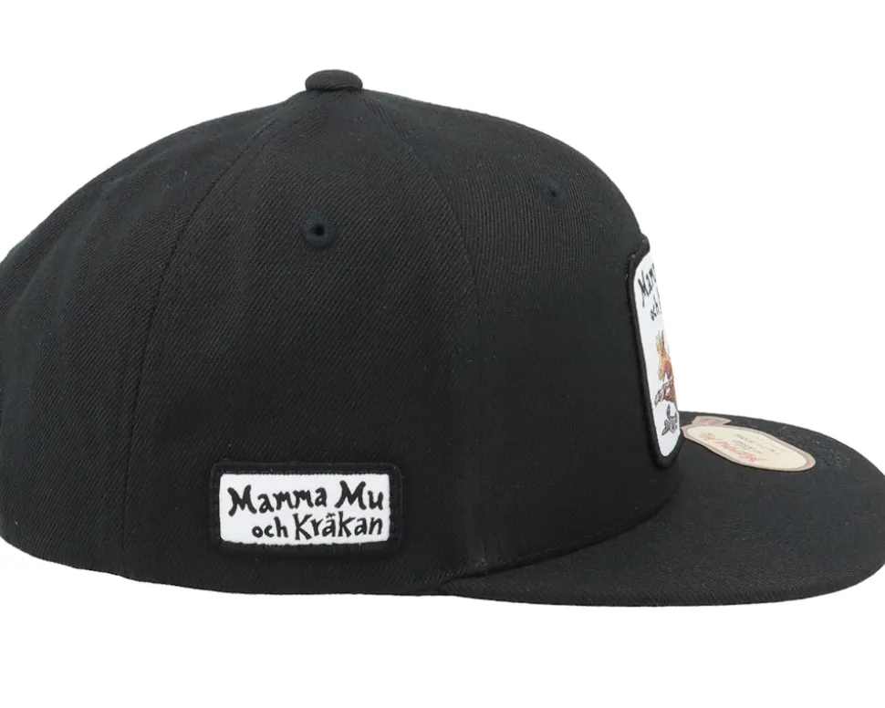 Kids Flyger Black Snapback - Mamma Mu & Kråkan