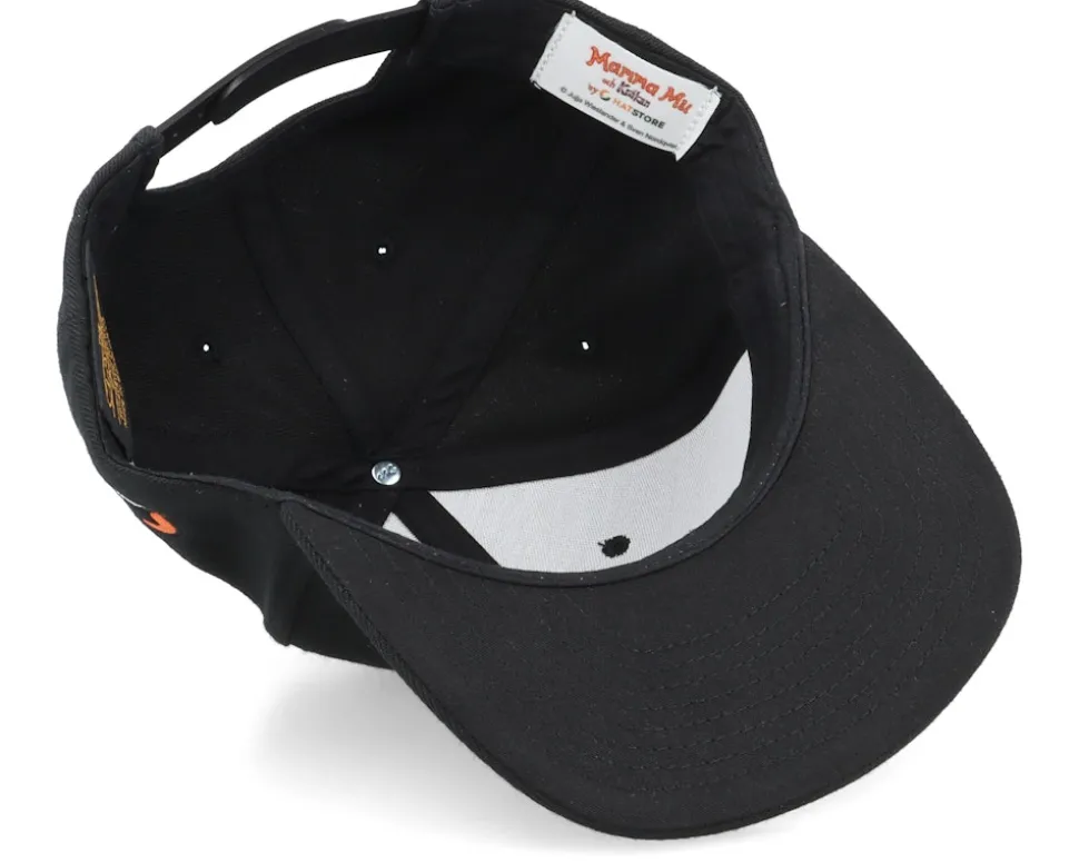 Kids Flyger Black Snapback - Mamma Mu & Kråkan