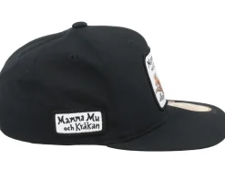 Kids Flyger Toddler Black Snapback - Mamma Mu & Kråkan