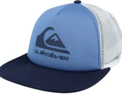 Kids Foamslayer Blue/White/Navy Trucker - Quiksilver