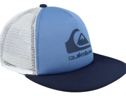 Kids Foamslayer Blue/White/Navy Trucker - Quiksilver
