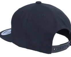Kids Football Applique Black Snapback - Forza