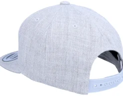 Kids Football Applique Heather Grey Snapback - Forza