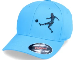 Kids Football Player Kick Ocean Blue Flexfit - Forza