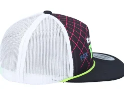 Kids Fox X Kawasaki Black/White Trucker Snapback - Fox