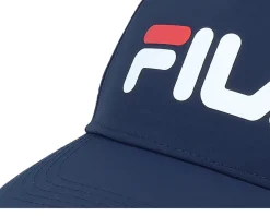 Kids Funza 5 Panel Print Linear Logo Black Iris A-Frame Adjustable - Fila