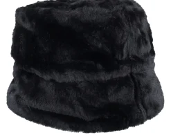 Kids Furry Friend Hat Black Bucket - Headster
