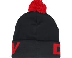 Kids Gambol Beanie Black/Red Pom - DC