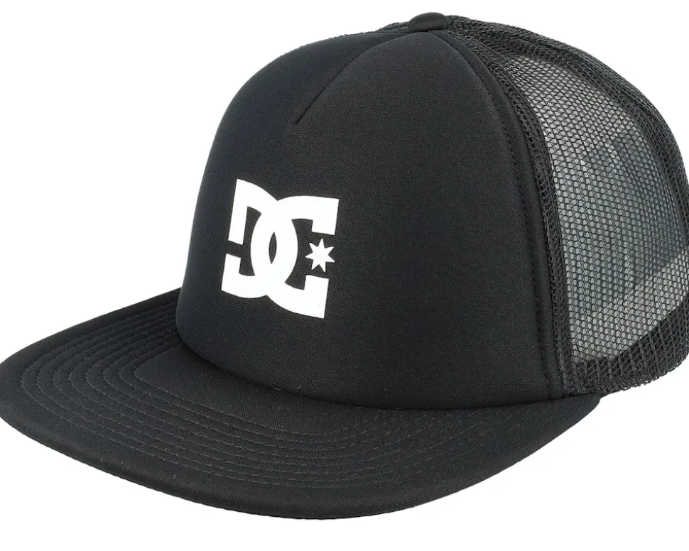 Kids Gas Station White/Black Trucker - DC
