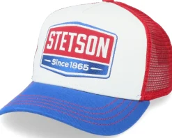 Kids Gasoline Beige/Green Trucker - Stetson