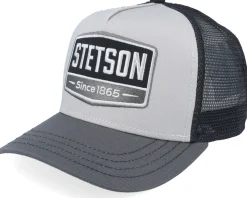 Kids Gasoline Beige/Green Trucker - Stetson