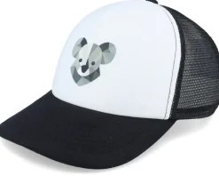 Kids Geometry Dragon Red/White Foam Trucker - Kiddo Cap