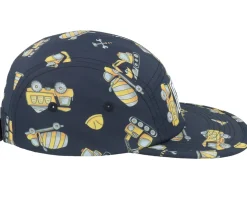 Kids Glendale Uv Cap Construction Site Black 5-Panel - Herschel