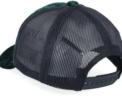 Kids Green/Black Velvet Trucker - Equip