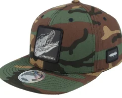 Kids Grisjävel Camo Snapback - Skillfish