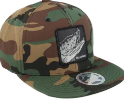 Kids Grisjävel Camo Snapback - Skillfish