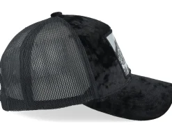 Kids Grisjävel Silver Youth Black Velvet Trucker - Skillfish