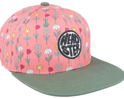 Kids Grow Up Peonies/Green Snapback - Headster