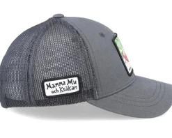 Kids Gungar Dark Grey Trucker - Mamma Mu & Kråkan